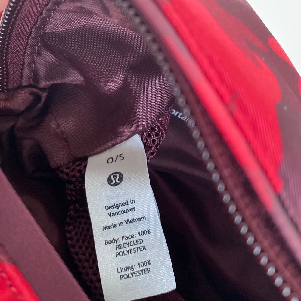 SOLD Lululemon New Year Feeling Ready Pouch Rabbit All Over Print Red Multi NWT - Picture 16 of 16